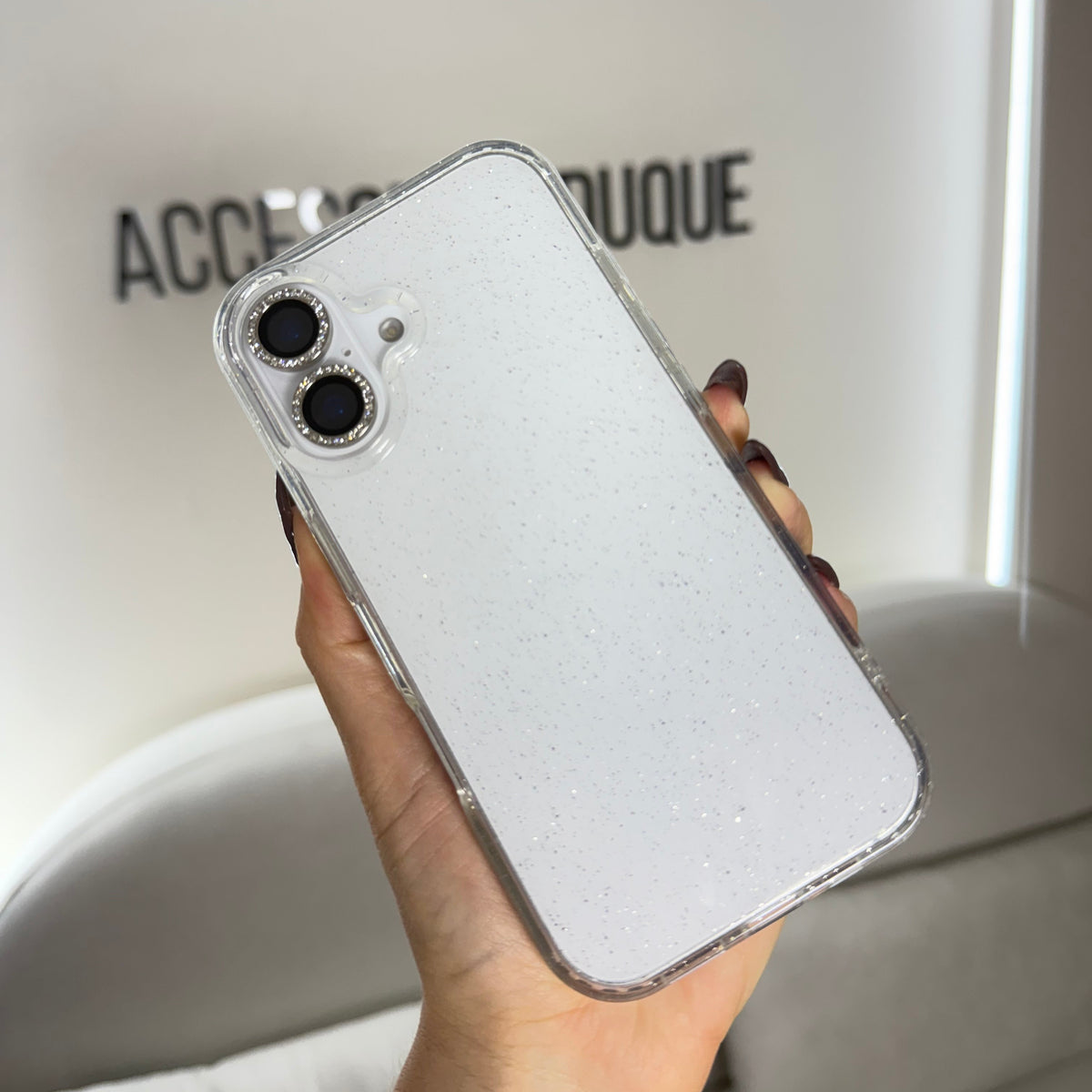 CASE IPHONE 16 GLITTER PASTA