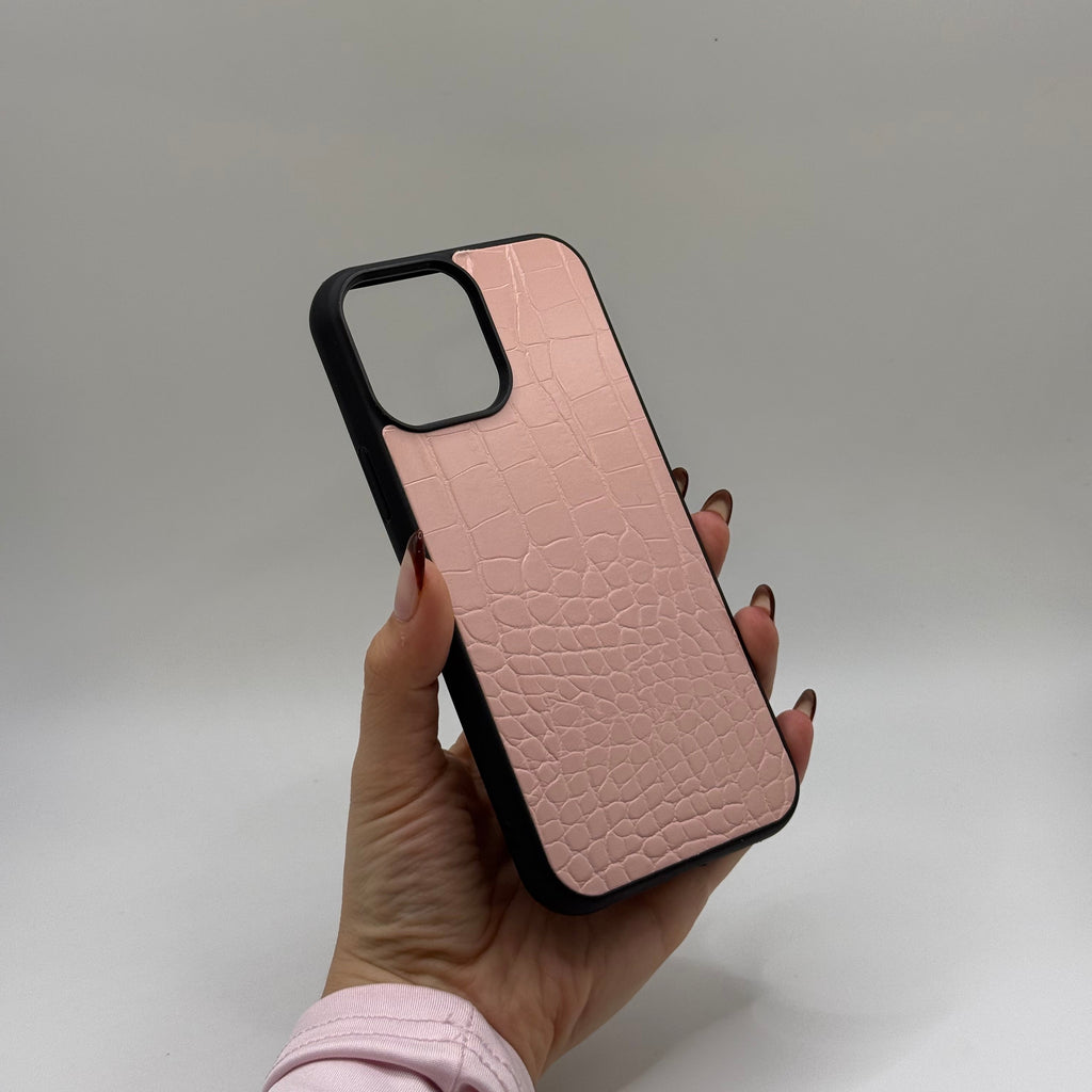 CASE IPHONE 13 PRO MAX COCODRILO ROSADO