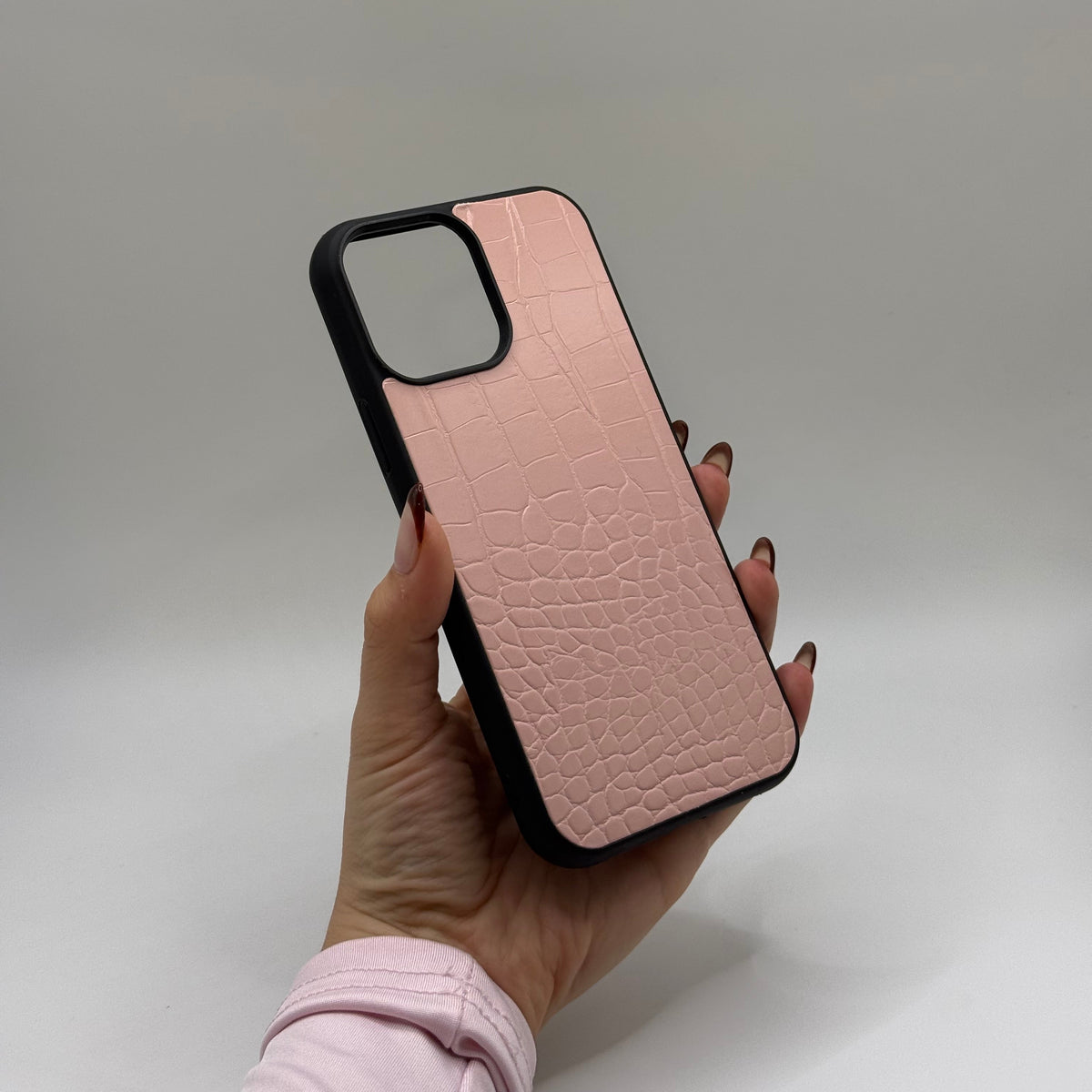 CASE IPHONE 12 PRO MAX COCODRILO ROSADO