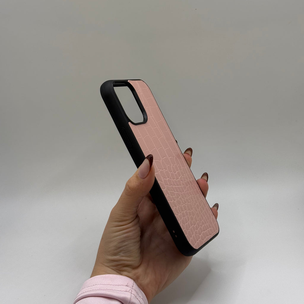 CASE IPHONE 13 PRO COCODRILO ROSADO