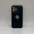 CASE IPHONE 13 PRO TIPO CUERO AZUL