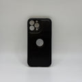 CASE IPHONE 13 PRO MAX TIPO CUERO NEGRO