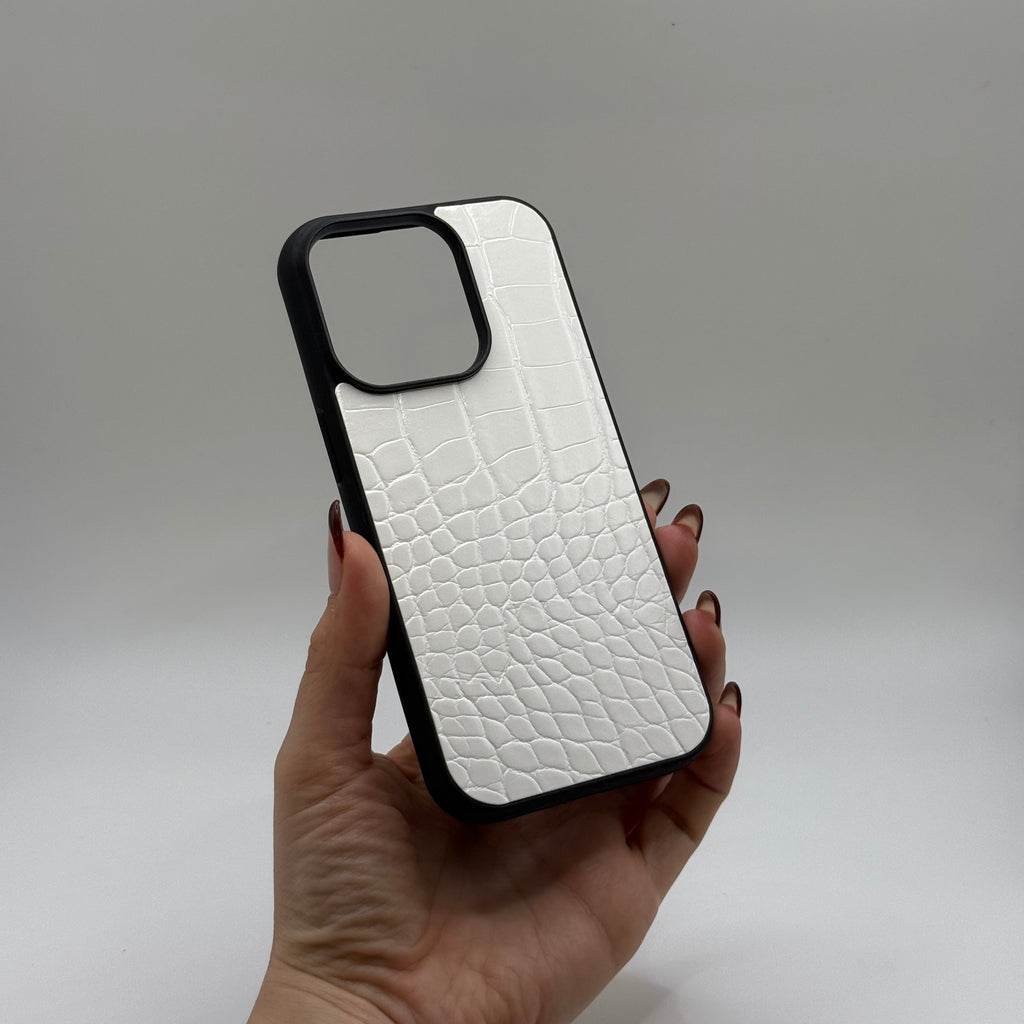 CASE IPHONE 12 PRO MAX COCODRILO BLANCO