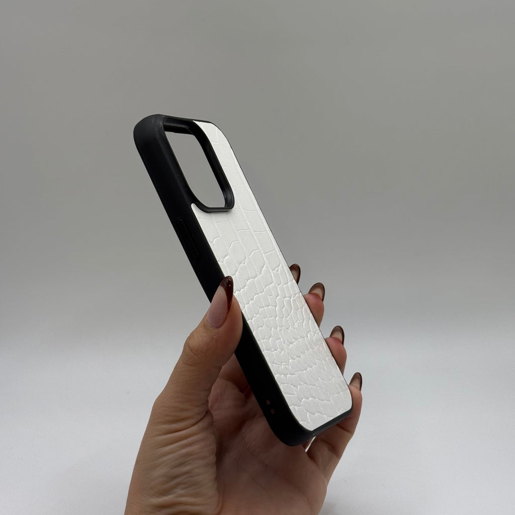 CASE IPHONE 12 PRO MAX COCODRILO BLANCO