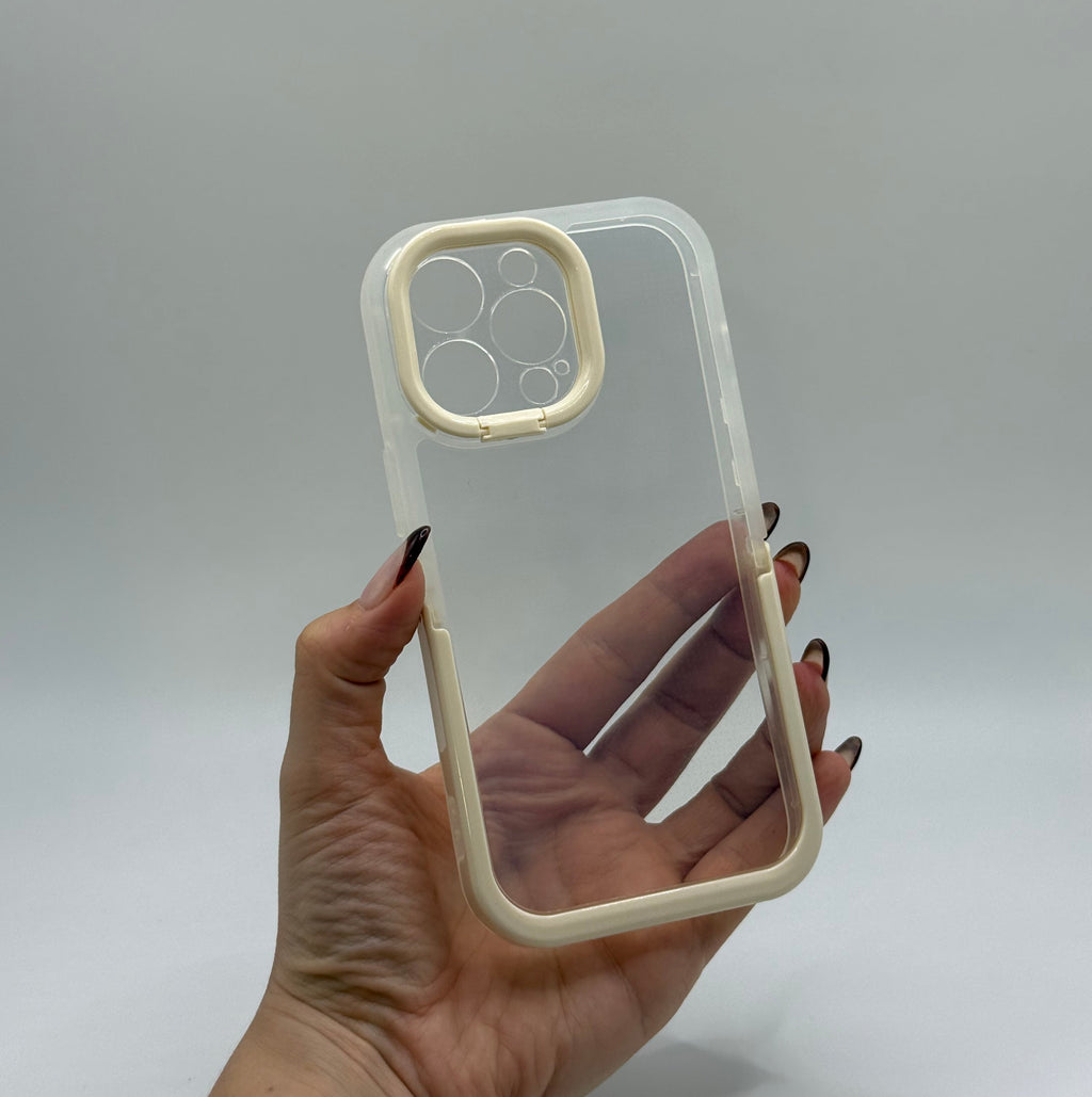 CASE IPHONE 12 PRO MAX SOPORTE BEIGE