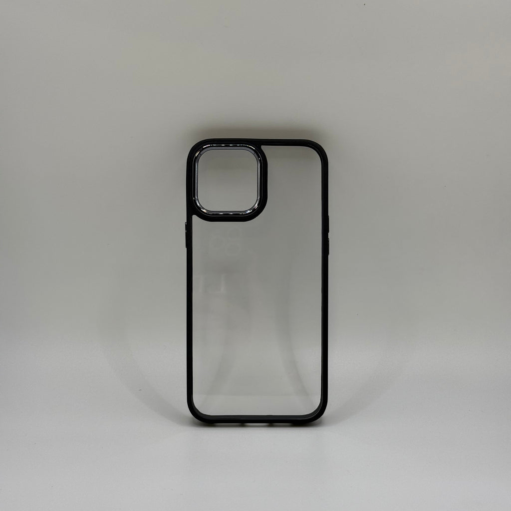 CASE IPHONE 12 PRO MAX BORDE COLOR NEGRO