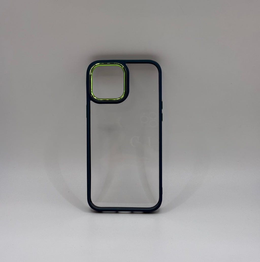 CASE IPHONE 12 -12 PRO BORDE COLOR VERDE