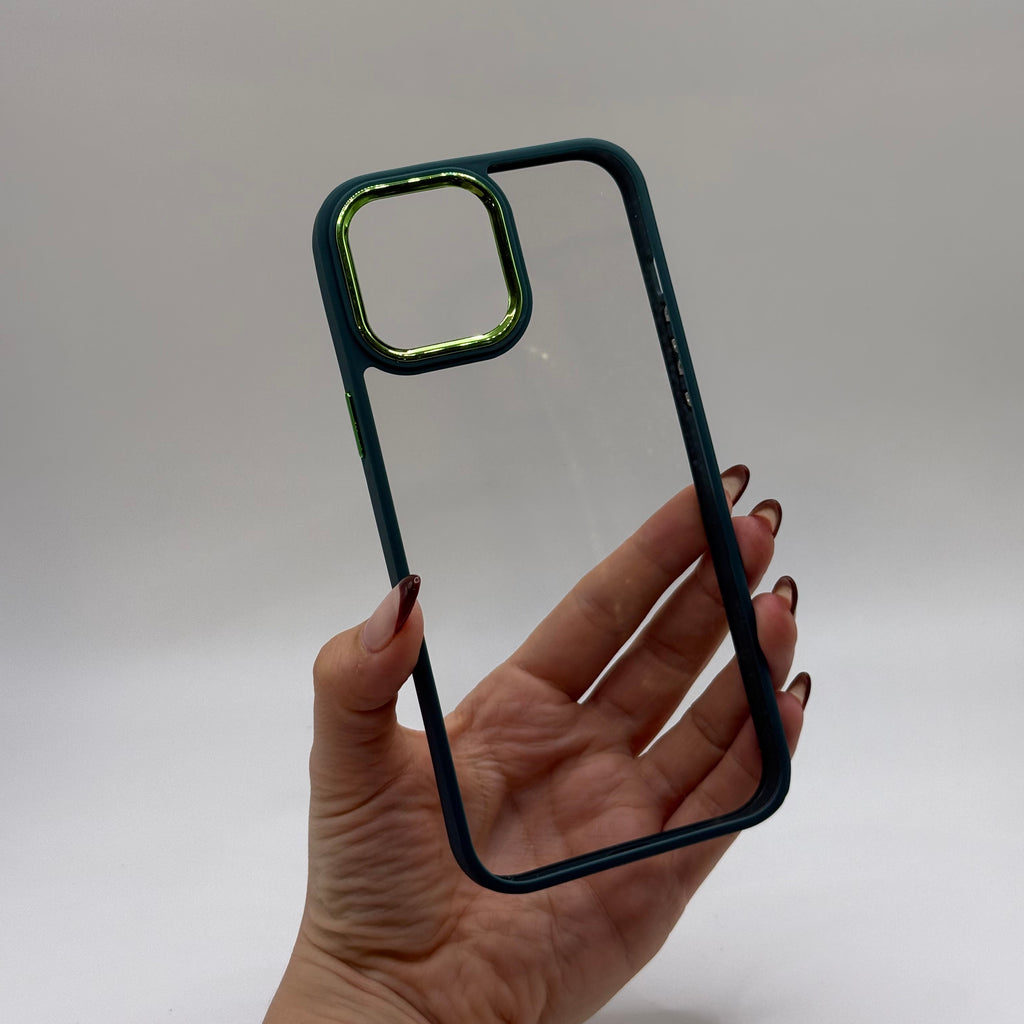 CASE IPHONE 12 PRO MAX BORDE COLOR VERDE