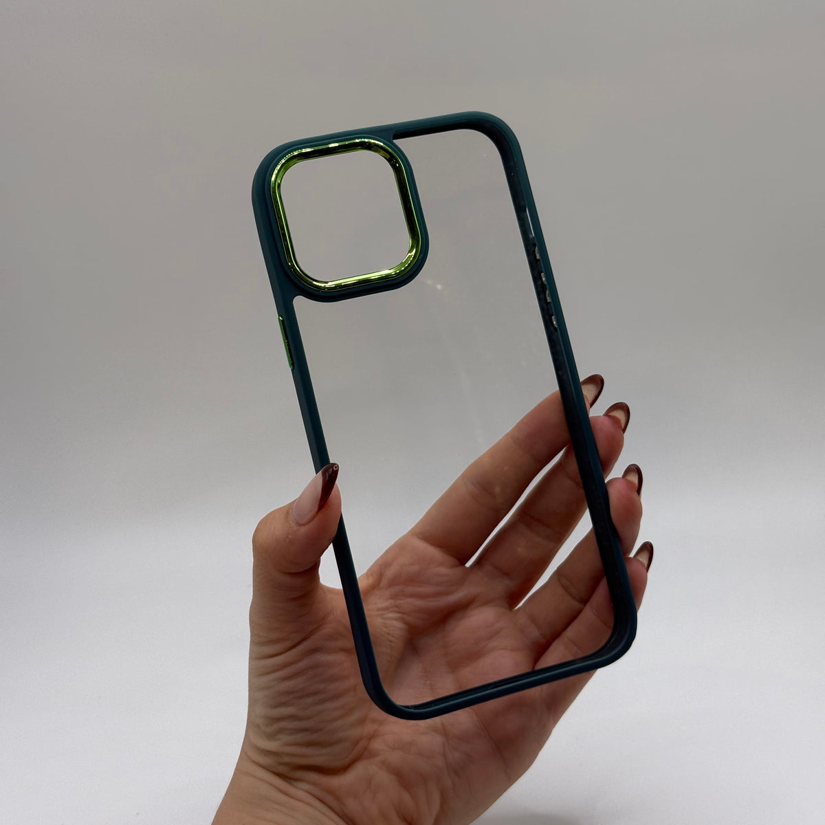 CASE IPHONE 12 PRO MAX BORDE COLOR VERDE