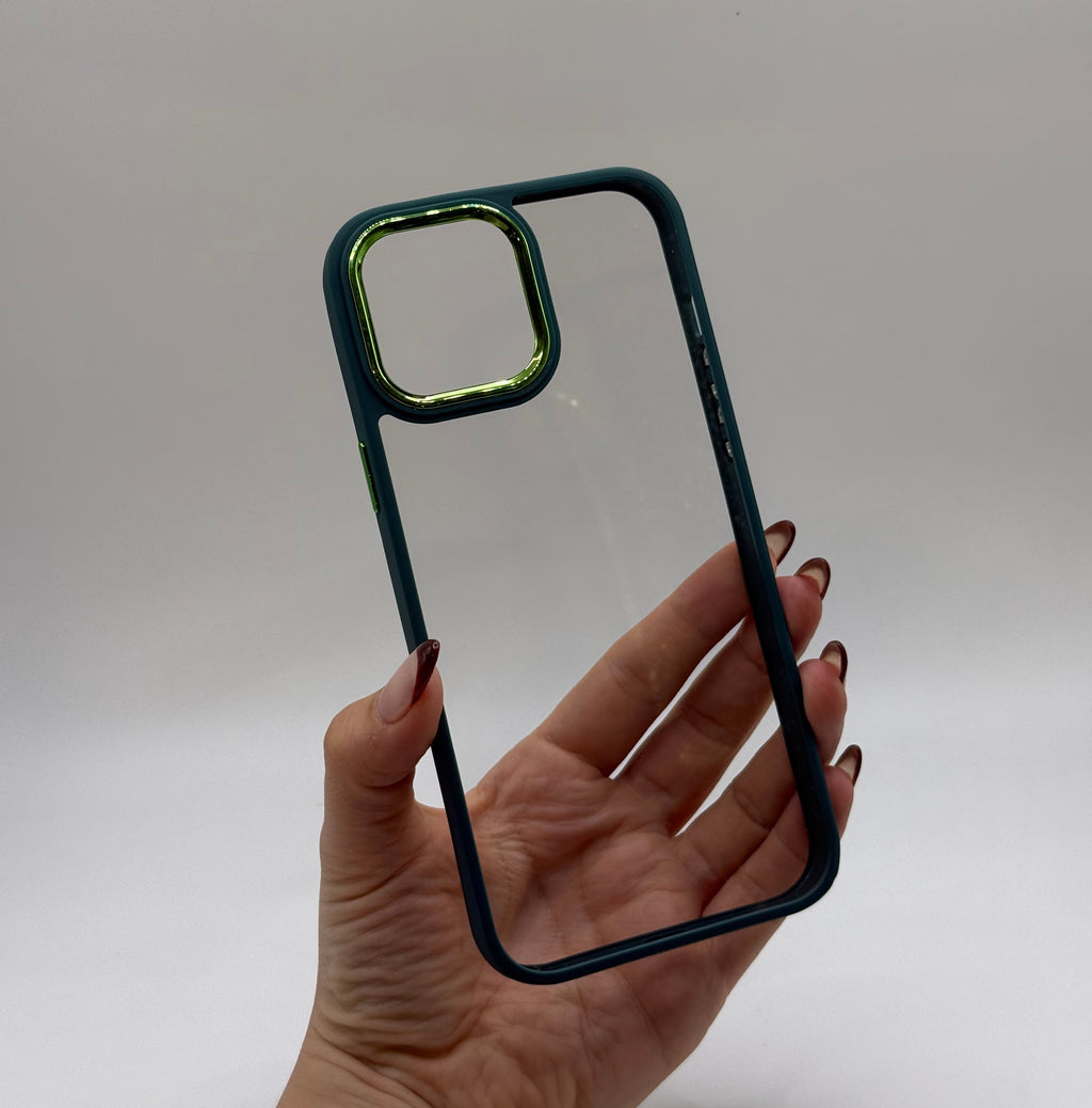 CASE IPHONE 11 PRO MAX BORDE COLOR VERDE