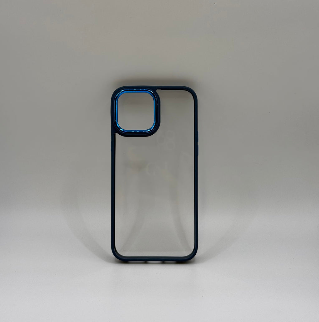 CASE IPHONE 13 PRO BORDE COLOR AZUL