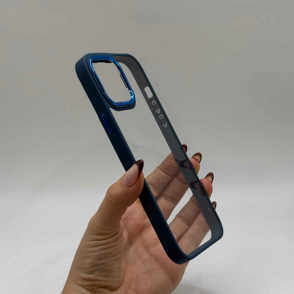 CASE IPHONE 13 PRO BORDE COLOR AZUL