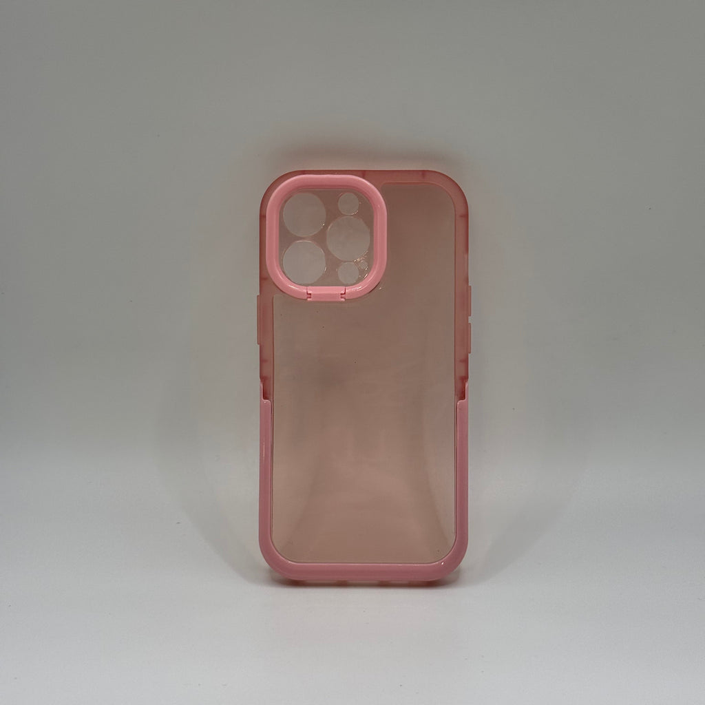 CASE IPHONE 12 PRO MAX SOPORTE ROSADO
