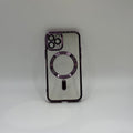CASE IPHONE 11 PRO BORDE METALIZADO MORADO