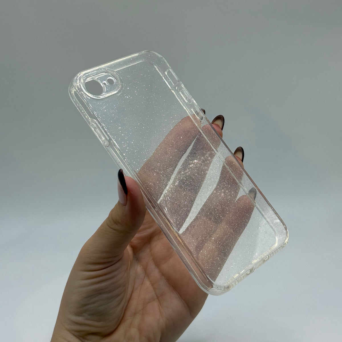CASE IPHONE 7-8 GLITTER GOMA