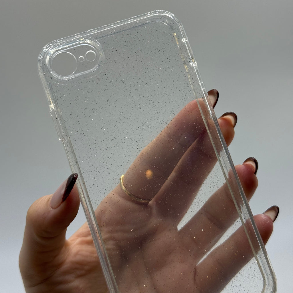 CASE IPHONE 7-8 GLITTER GOMA