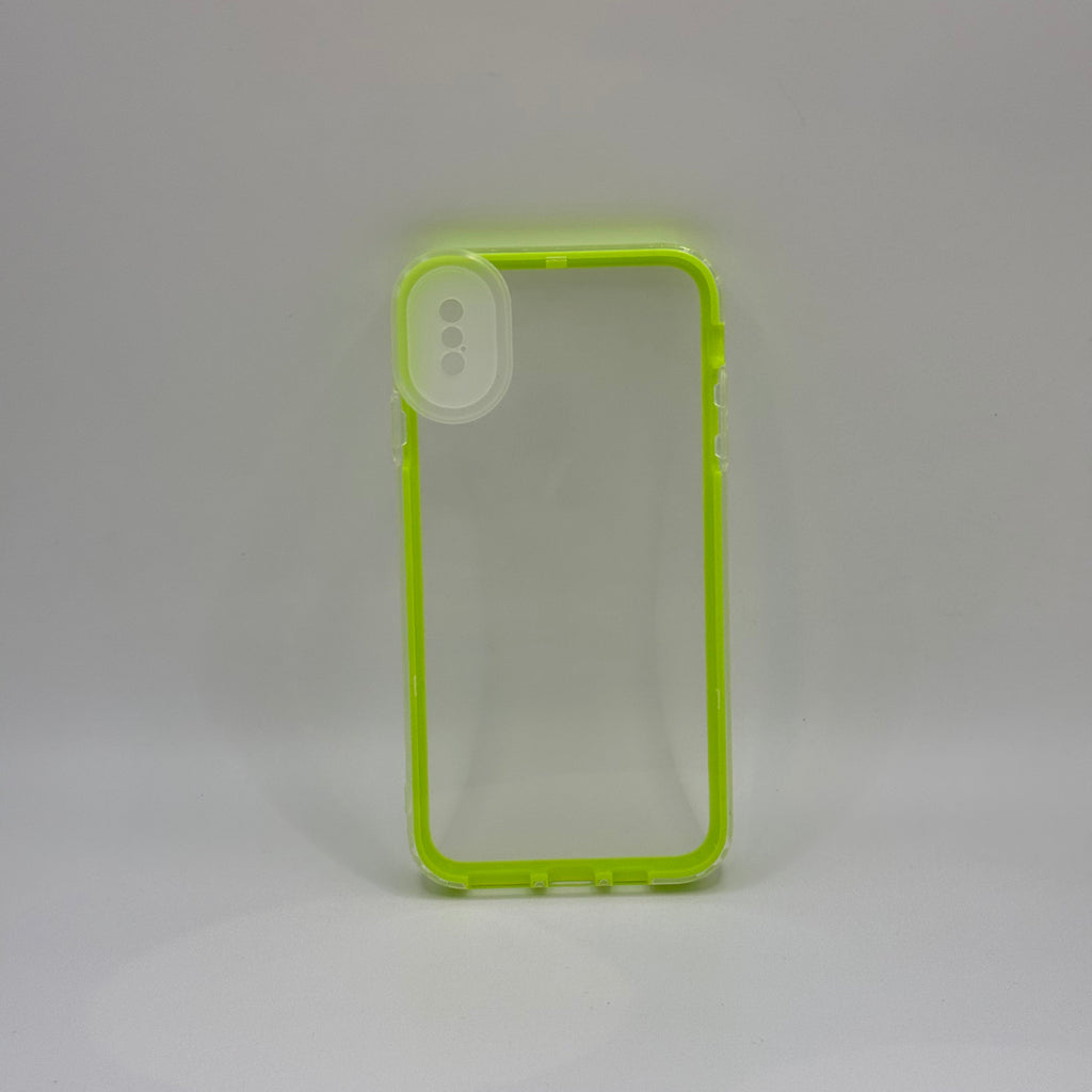 CASE IPHONE XS MAX 360 VERDE FOSFORESCENTE