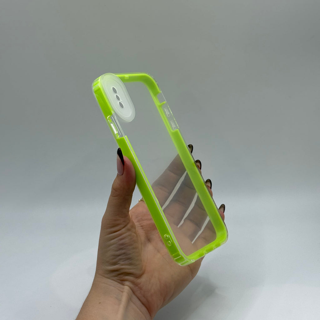 CASE IPHONE XS MAX 360 VERDE FOSFORESCENTE