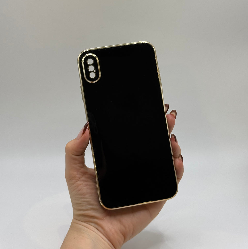 CASE IPHONE XS MAX LUJO NEGRO