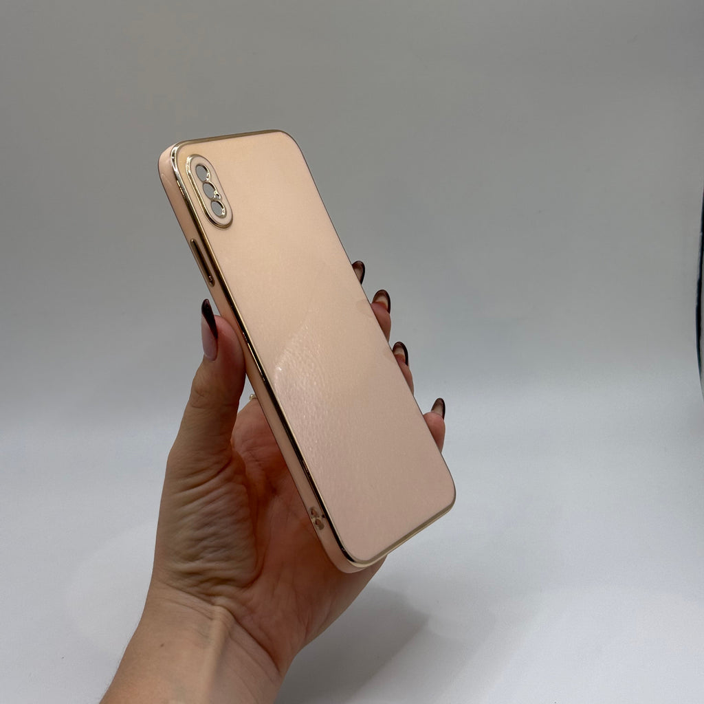CASE IPHONE XS MAX LUJO ROSADO