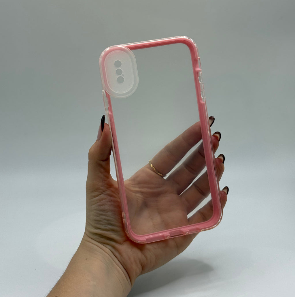 CASE IPHONE XS MAX 360 ROSADO