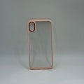 CASE IPHONE XS MAX BORDE COLOR ROSADO