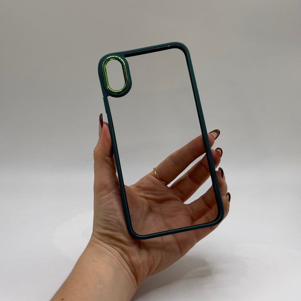 CASE IPHONE XS MAX BORDE COLOR VERDE