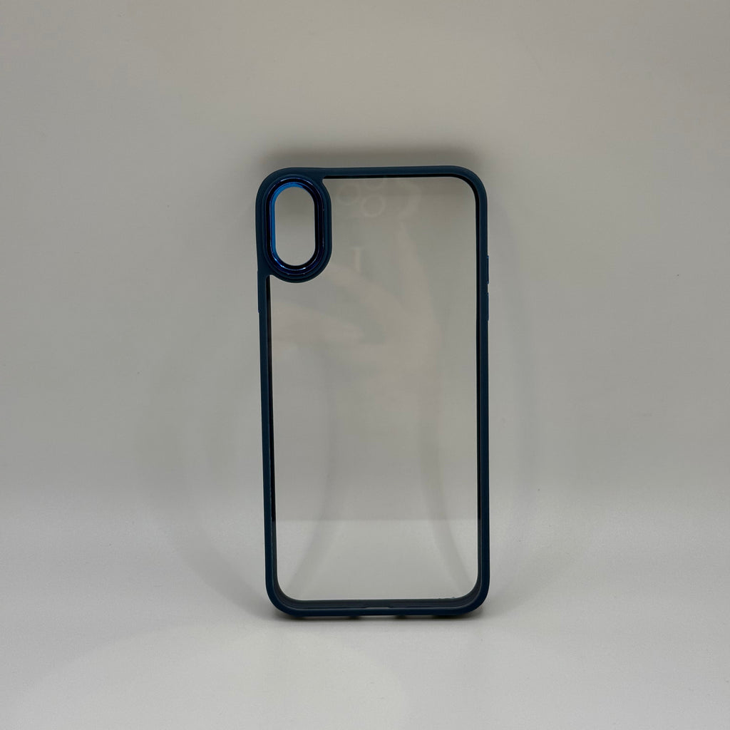 CASE IPHONE XS MAX BORDE COLOR AZUL