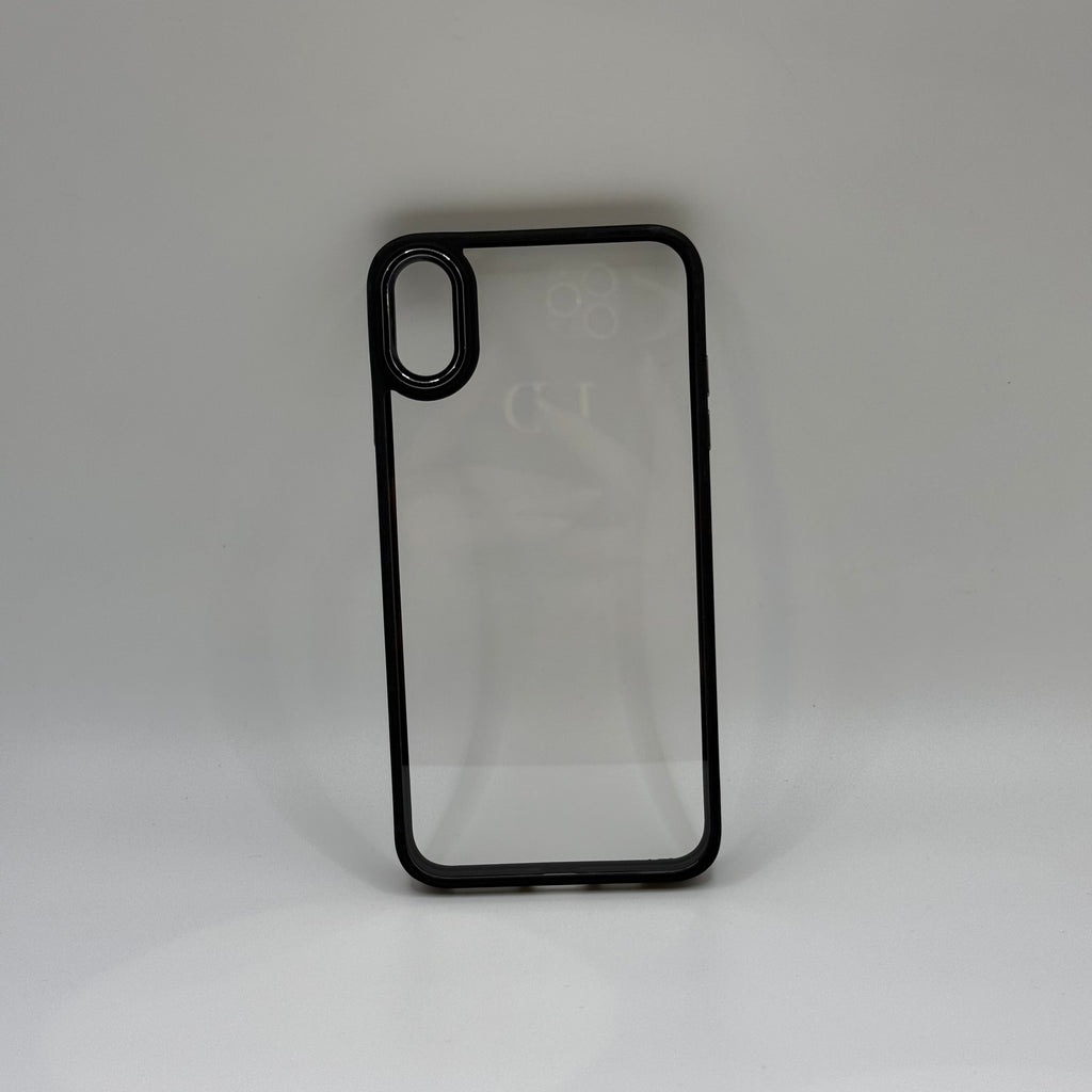 CASE IPHONE XR BORDE COLOR NEGRO