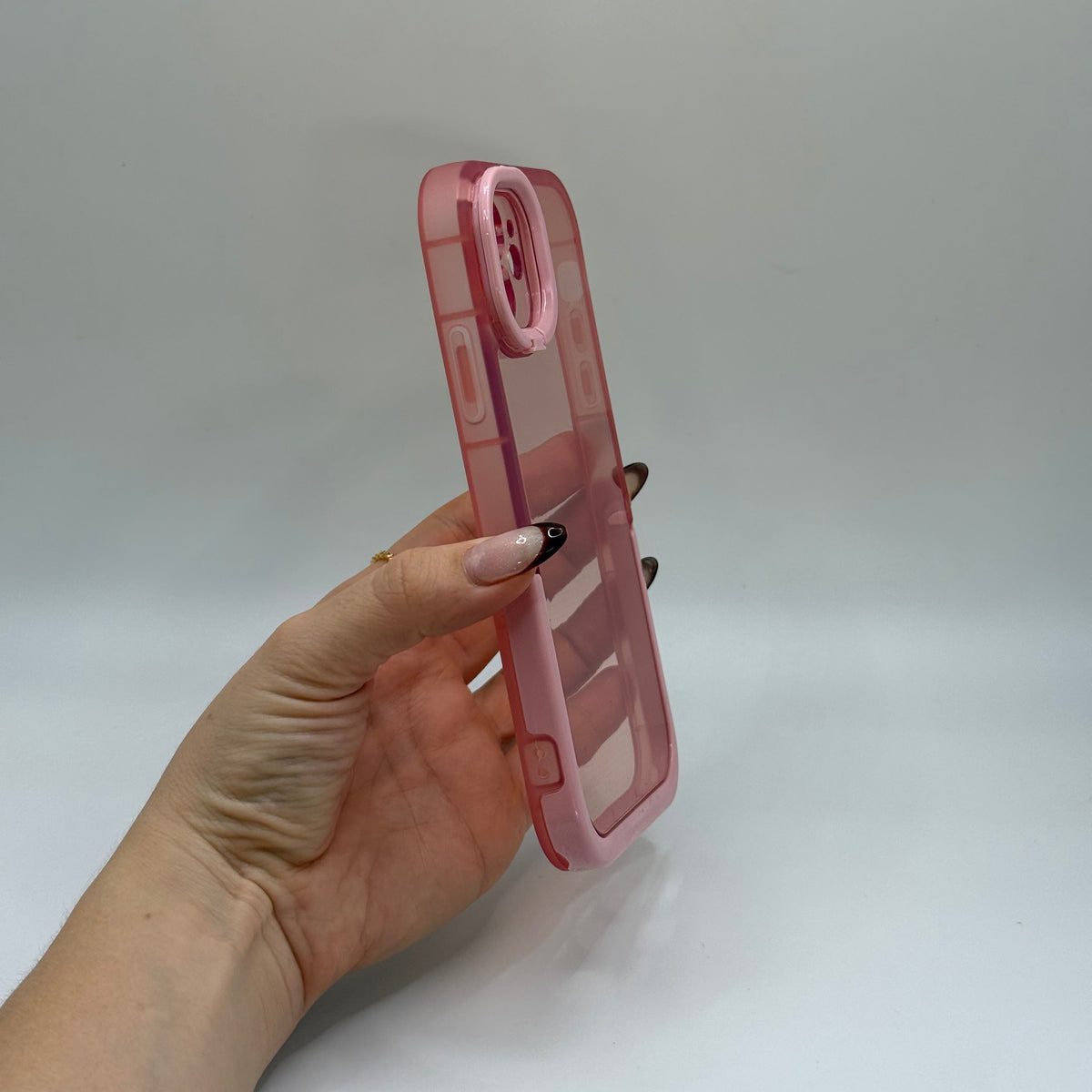 CASE IPHONE 11 SOPORTE ROSADO