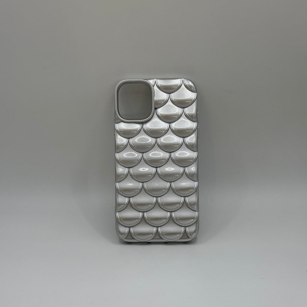 CASE IPHONE 11 ESCAMAS PLATEADA