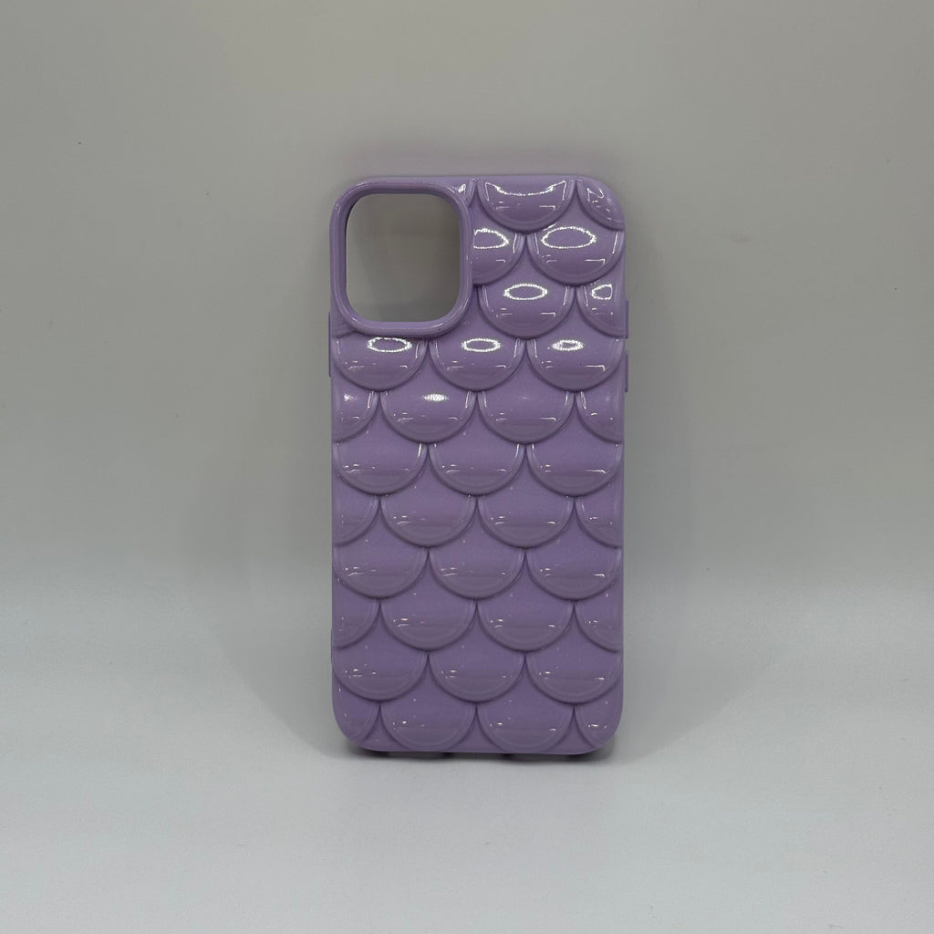 CASE IPHONE 11 ESCAMAS LILA