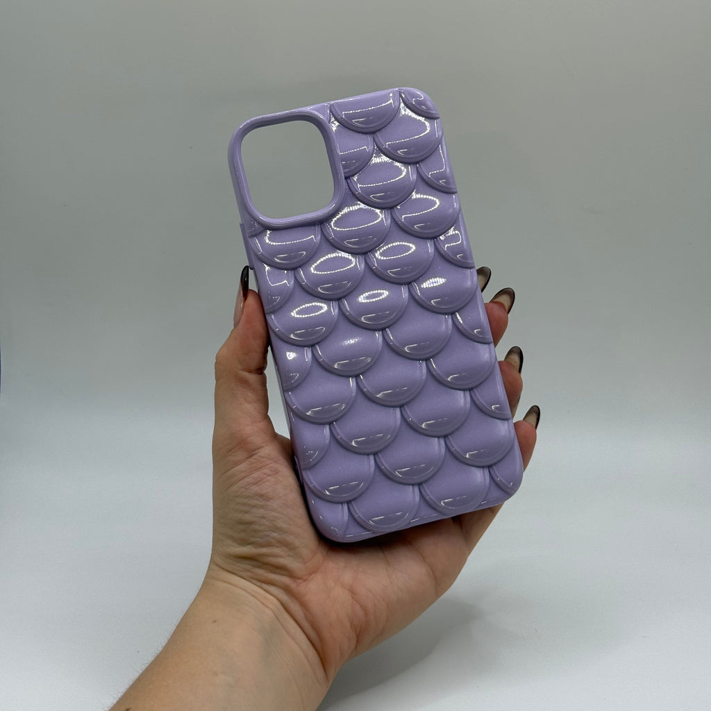 CASE IPHONE 11 ESCAMAS LILA