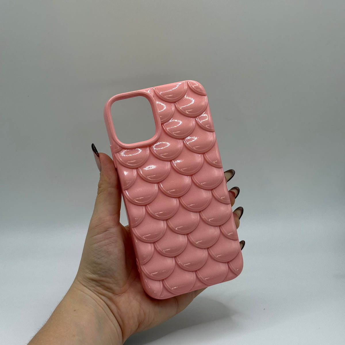 CASE IPHONE 11 ESCAMAS ROSADO