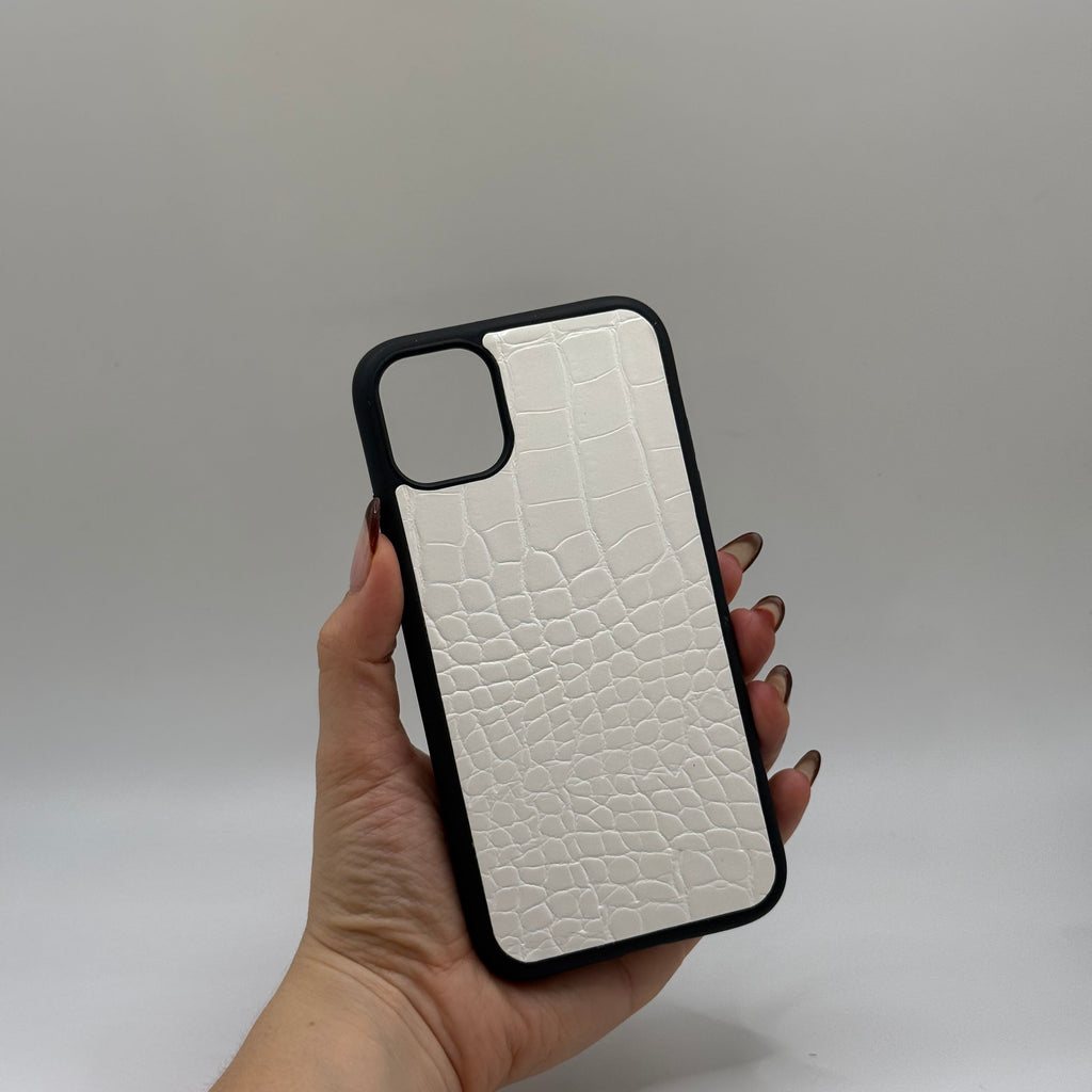 CASE IPHONE 11 COCODRILO BLANCO