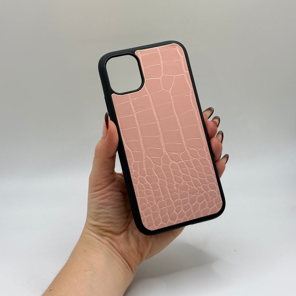 CASE IPHONE 11 COCODRILO ROSADO