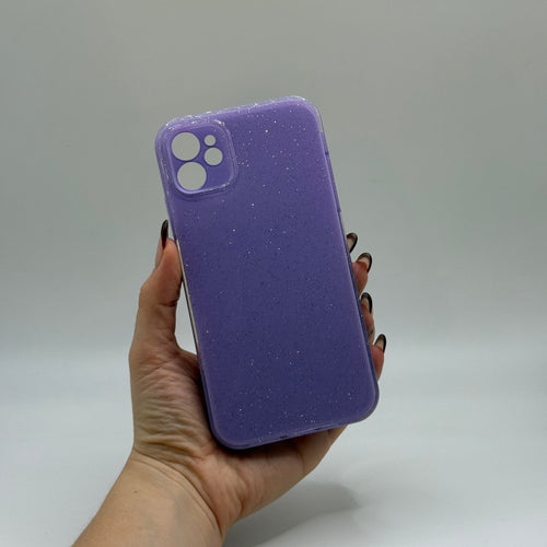 CASE IPHONE 11 DESTELLOS LILA