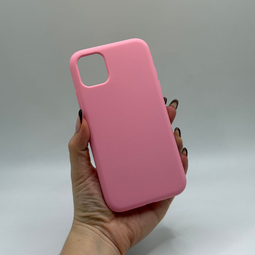 CASE IPHONE 11 SILICONA ROSADA