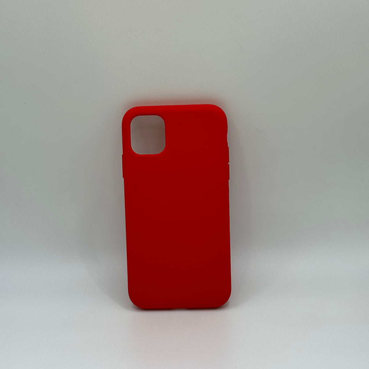 CASE IPHONE 11 SILICONA ROJA