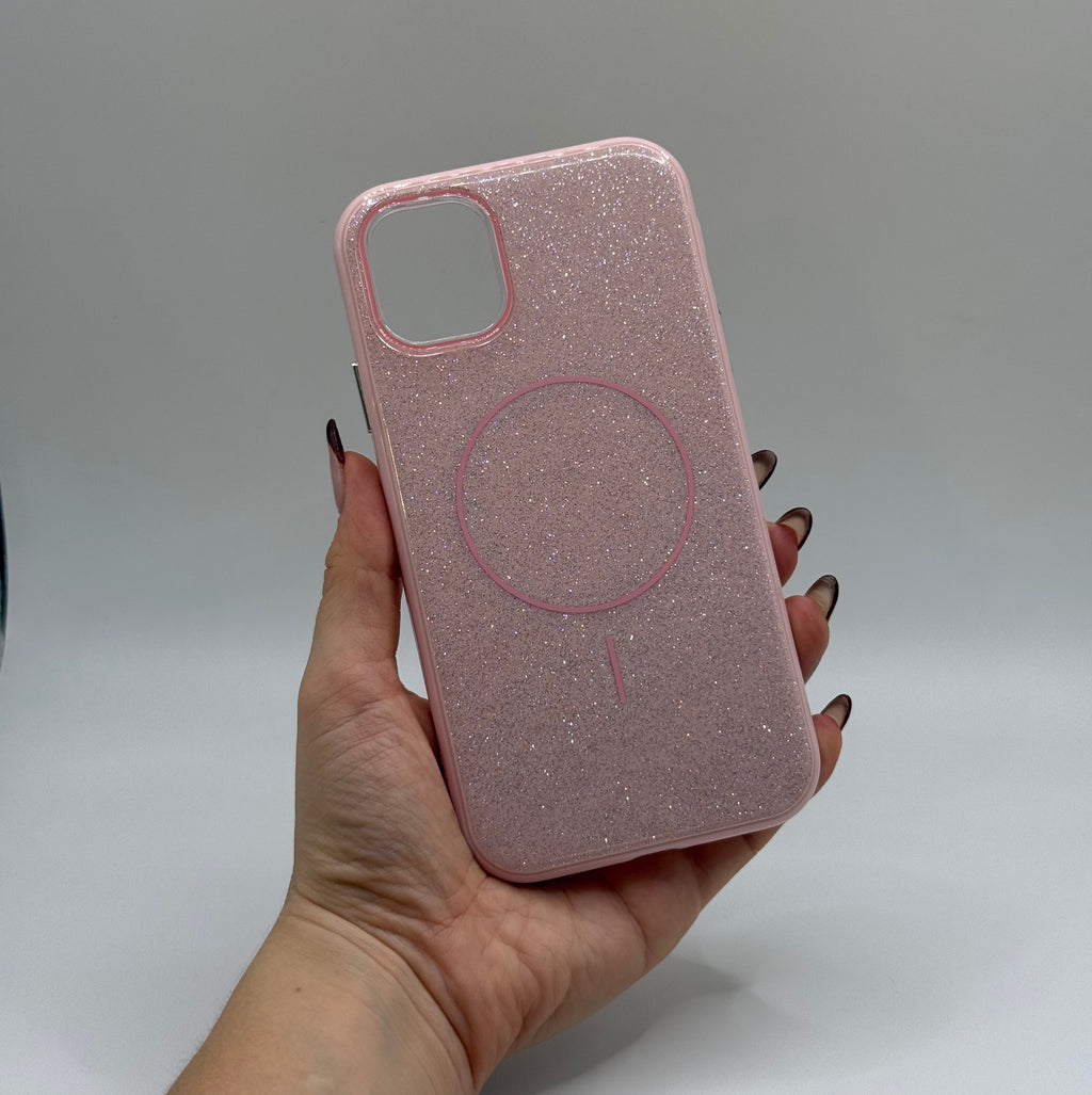 CASE IPHONE 11 GLAM MAGSAFE PINK
