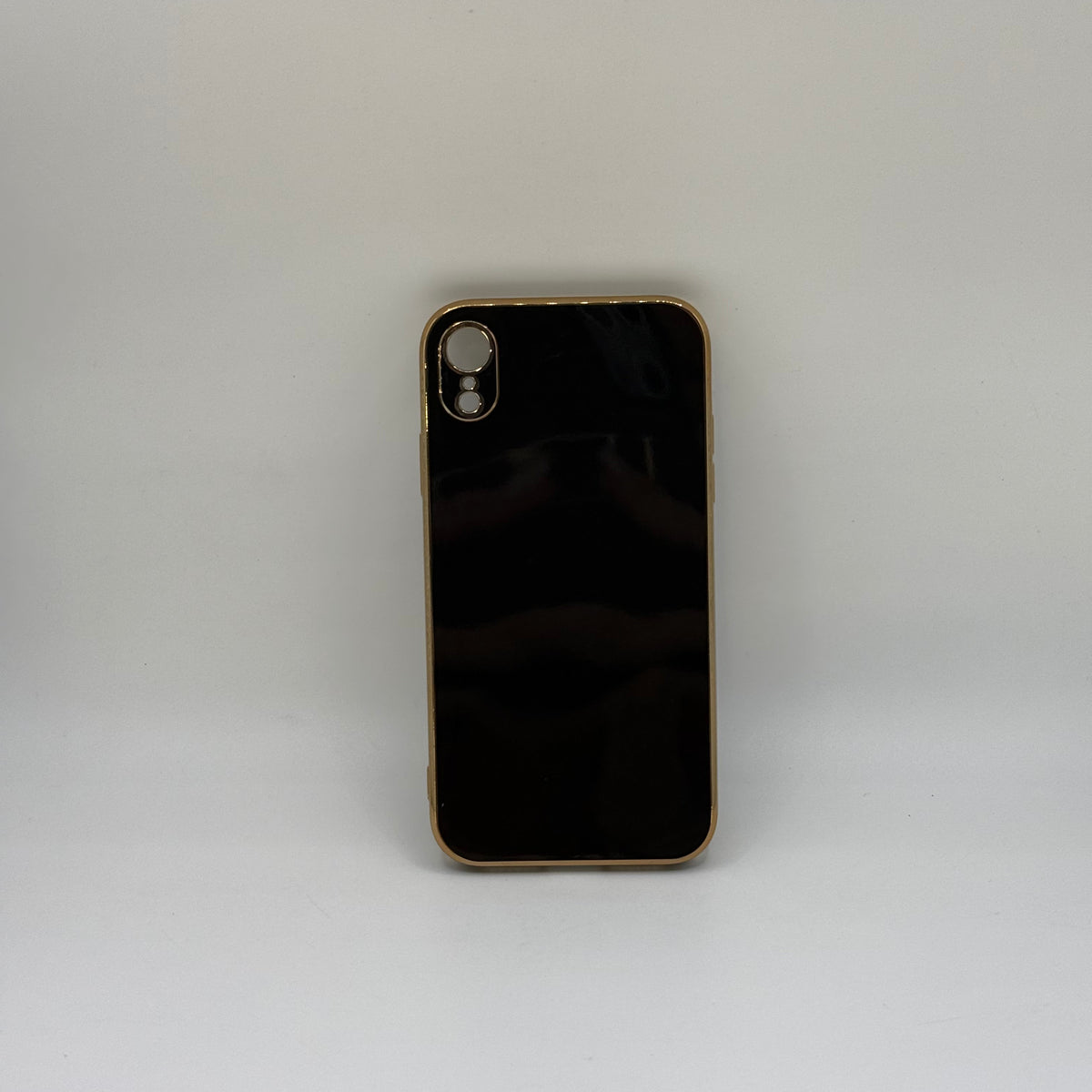 CASE IPHONE XR LUJO NEGRO