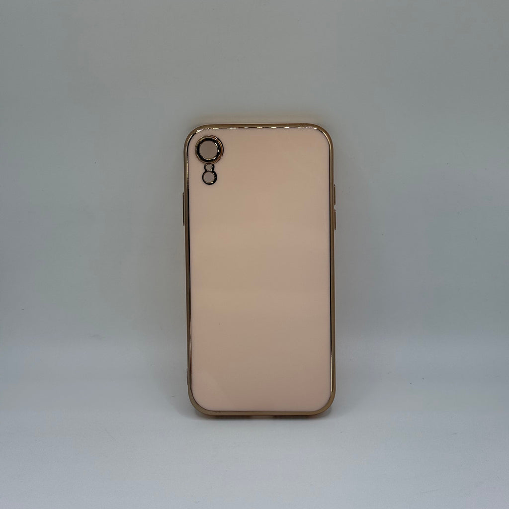 CASE IPHONE XR LUJO ROSADO