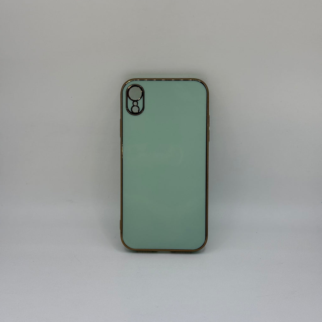 CASE IPHONE XR LUJO VERDE