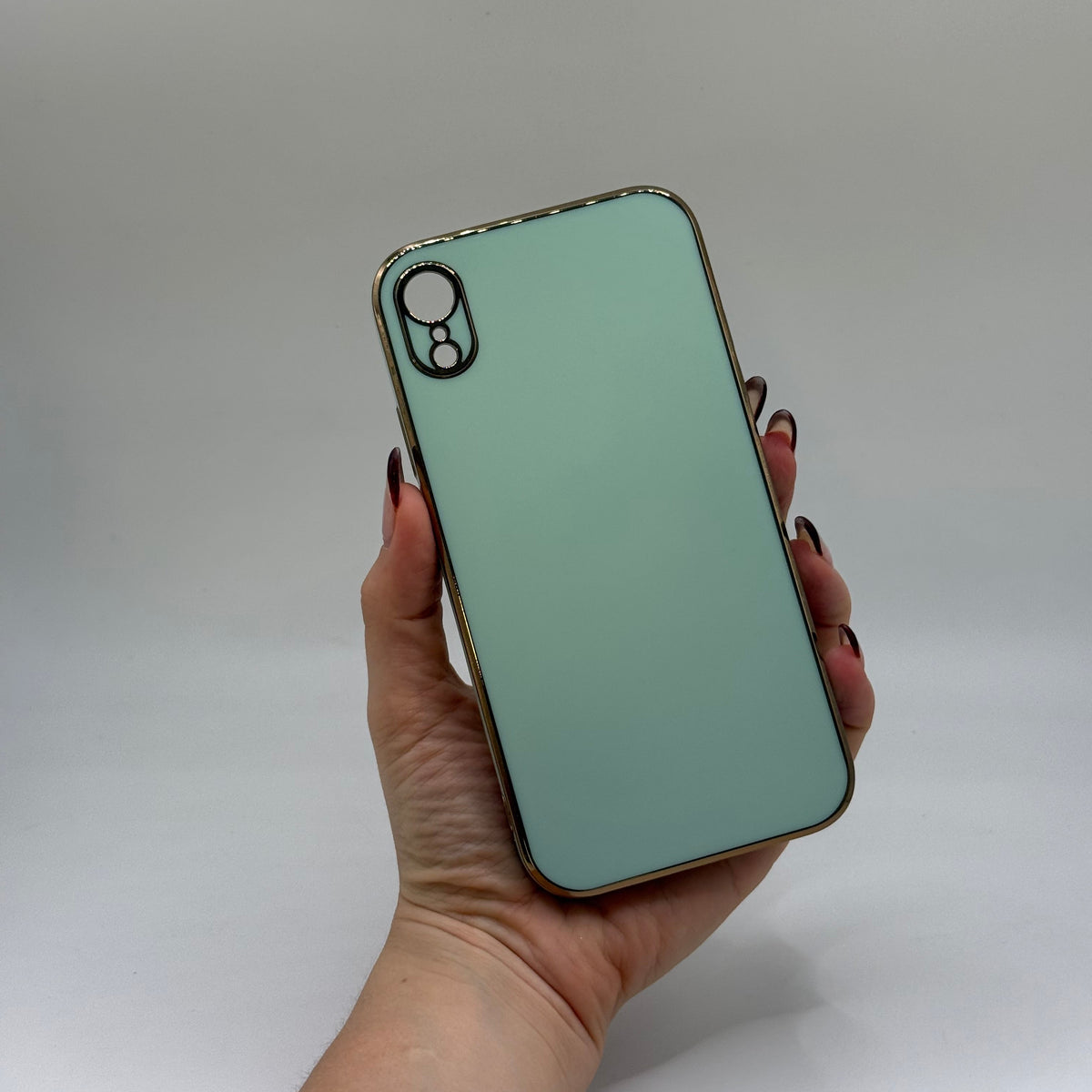 CASE IPHONE XR LUJO VERDE