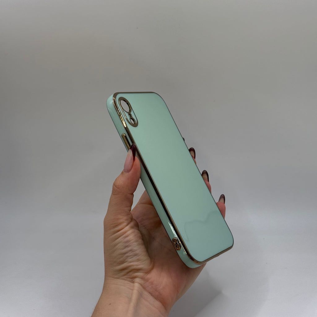 CASE IPHONE XR LUJO VERDE