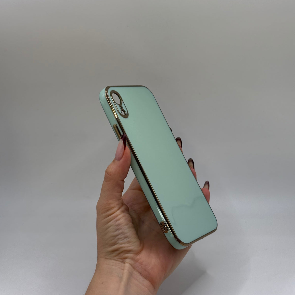 CASE IPHONE XR LUJO VERDE