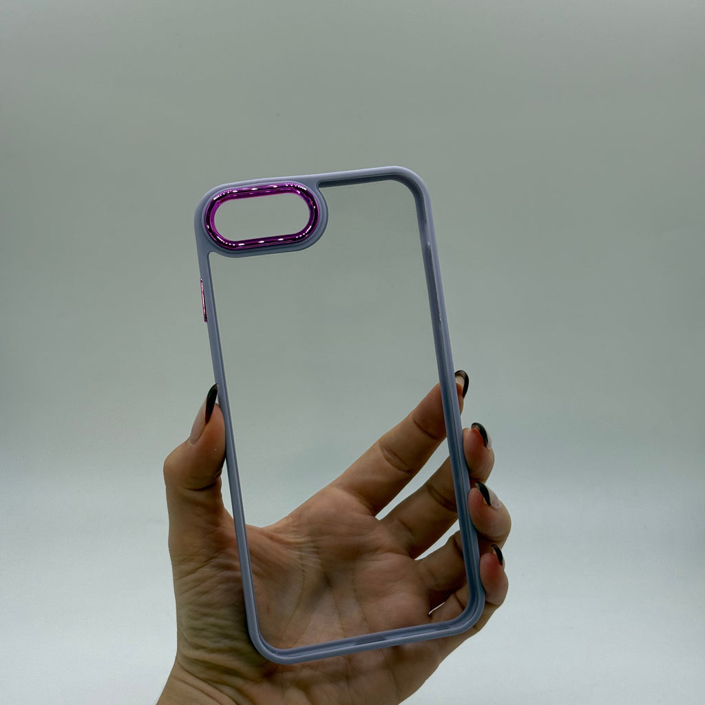 CASE IPHONE 7-8 PLUS BORDE COLOR LILA