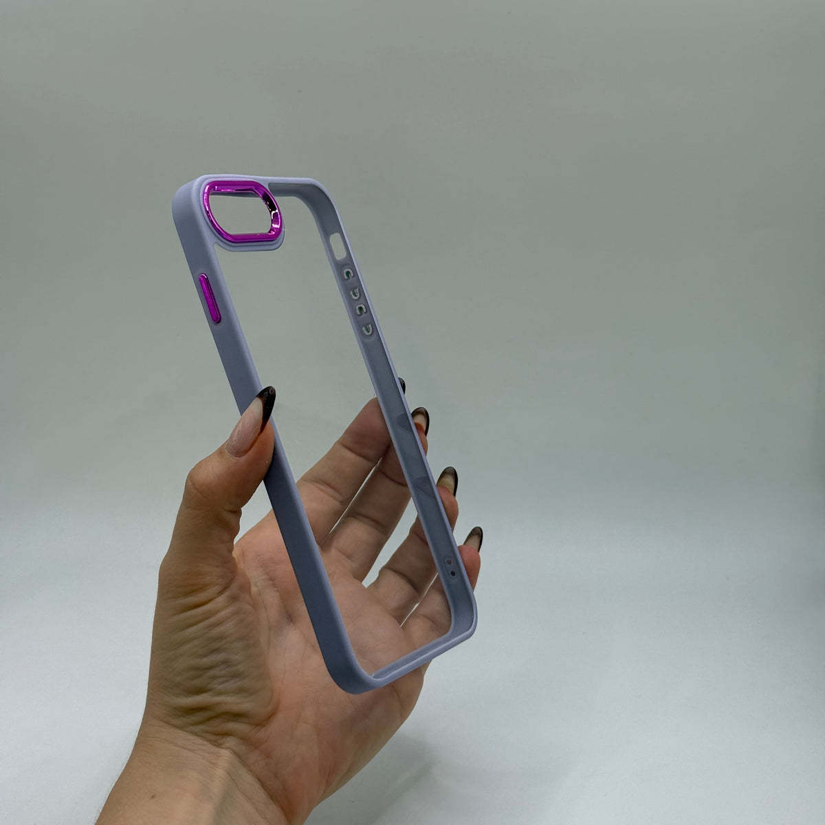 CASE IPHONE 7-8 PLUS BORDE COLOR LILA