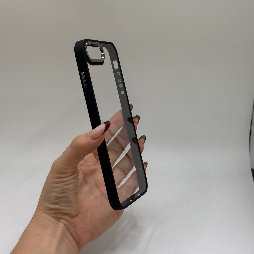 CASE IPHONE 7-8 PLUS BORDE COLOR NEGRO