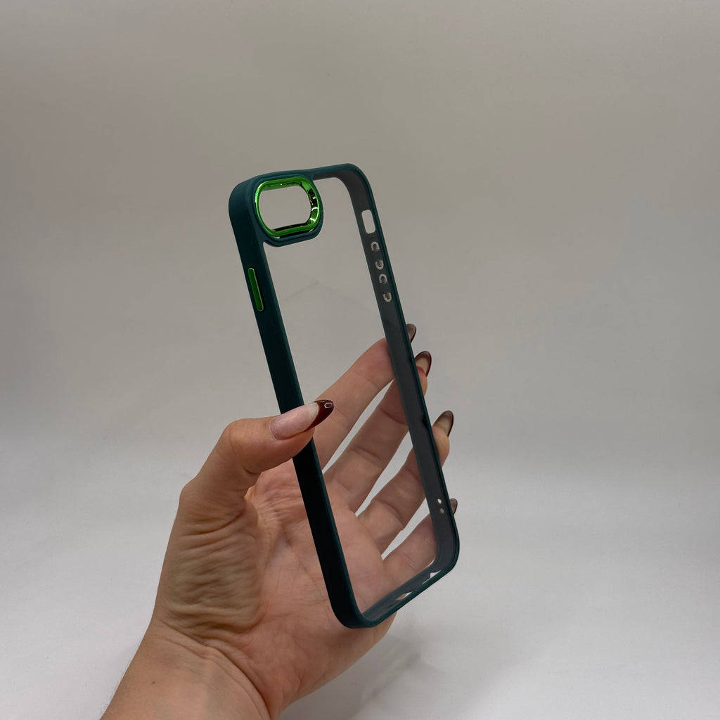 CASE IPHONE 7-8 PLUS BORDE COLOR VERDE
